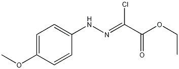 Ethyl-2-chloro-2-(2-(4-methoxyphenyl)hydrazono)acetate