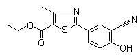 2-(3-cyano-4-hydroxyphenyl)-4-methyl-thiazole-5-carboxylate