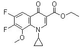1-cyclopropyl-6,7-difluoro-1,4-dihydro-8-methoxy-4-oxo-3-quinolinecarboxylic acid ethyl ester