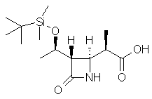 (3S,4S)-3-[(R)-(tert-Butyldimethyl-Silyloxy)ethyl]-4-[(R)-Carboxyethyl]-2-Azetidinone