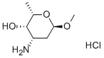α-L-lyxo-Hexopyranoside, methyl 3-amino-2,3,6-trideoxy-, hydrochloride