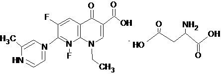 Lomefloxacin Aspartate