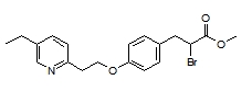 Methyl-2-bromo-3-{4-[2-(5-ethyl-2-pyridyl)ethoxy]phenyl}propionate