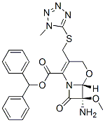 (6β)-3-(1-Methyl-1H-tetrazole-5-ylthiomethyl)-7α-amino-7-methoxy-8-oxo-5-oxa-1-azabicyclo[420]octa-2-ene-2-carboxylic acid benzhydryl ester