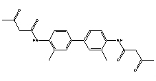 N,N'-(3,3'-dimethylbiphenyl-4,4'-ylene)di(acetoacetamide)