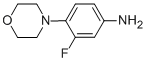 3-Fluoro-4-(4-morpholinyl)benzeamine