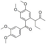3-(2-(3,4-dimethoxybenzoyl)-4,5-dimethoxyphenyl)pentan-2-one