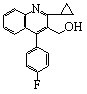 (2-cyclopropyl-4-(4-fluorophenyl)quinolin-3-yl)methanol